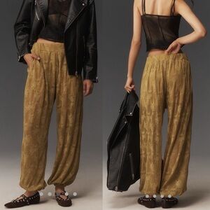 NWT Anthropologie Maeve Sheer Lace Balloon Pants XL